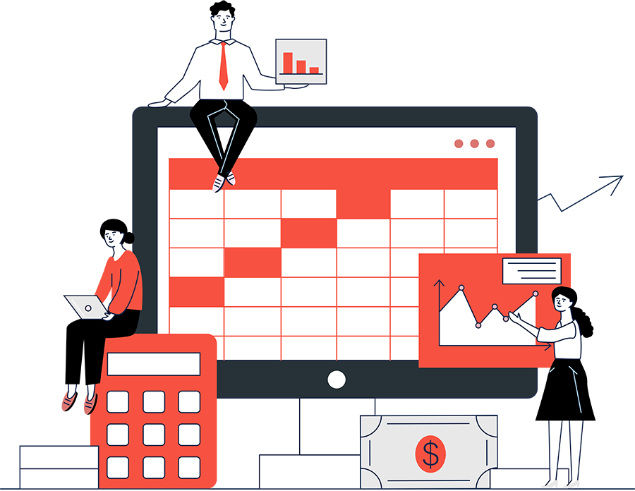 Illustration of analytics, monitoring, and enterprise eSIM operations