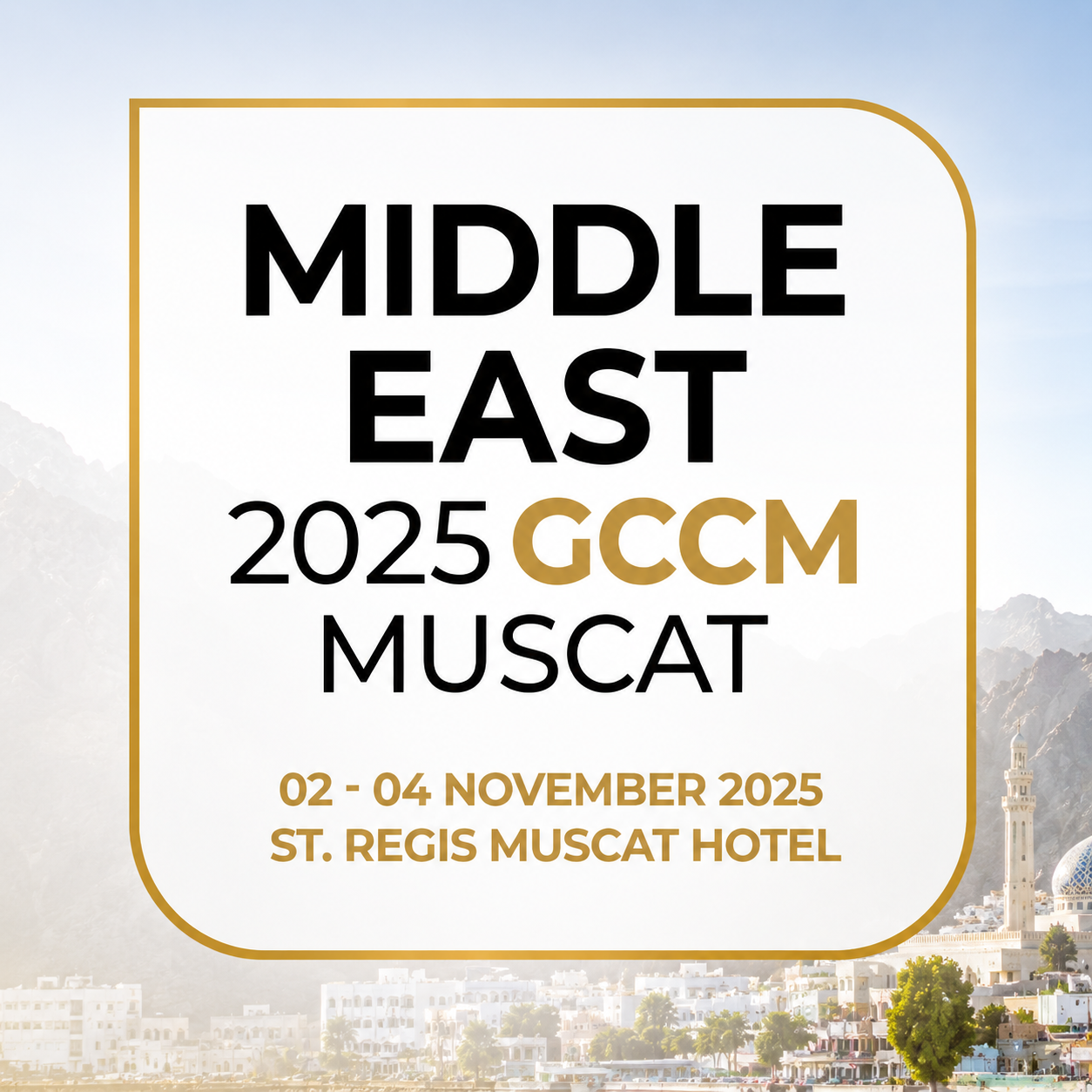 Middle East 2025 GCCM